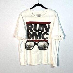 Run DMC White Graphic T-Shirt